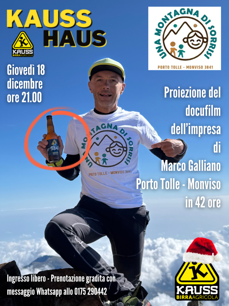 Locandina Una montagna di Sorrisi alla Kauss Haus di Piasco