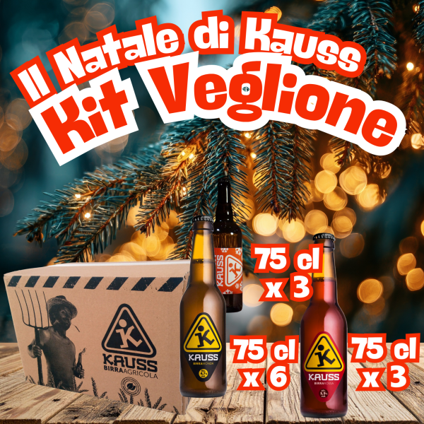 Kit Kauss Veglione di Natale o Capodanno - Birra agricola agricola