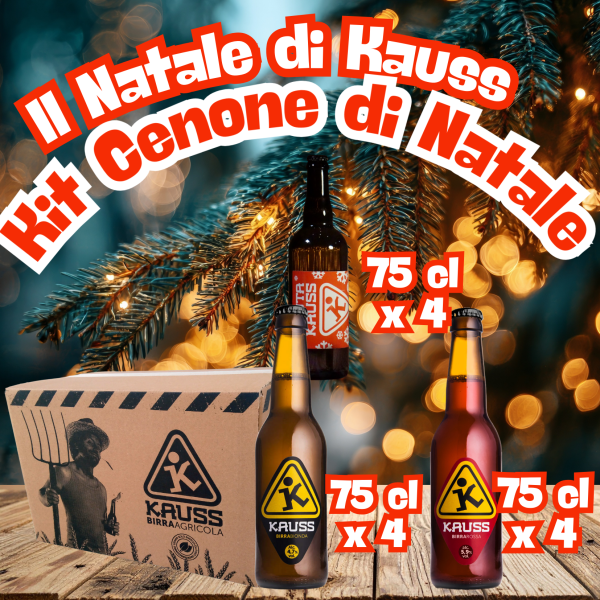 Kit Kauss Cenone di Natale - Birra agricola agricola