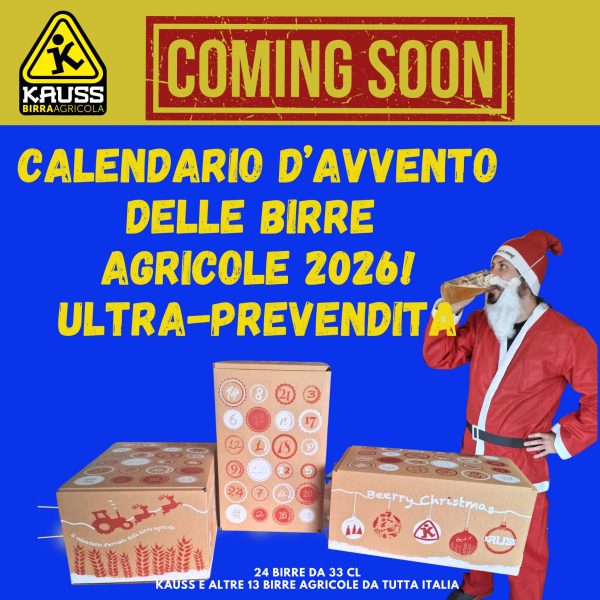 Calendario dell'Avvento Kauss delle birre agricole 2026