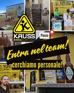 lavora con noi ricerca personale birrificio agricolo kauss a piasco