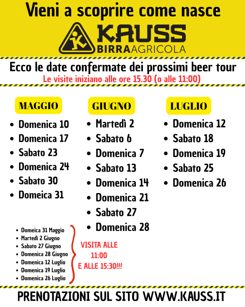 Visite guidate MAGGIO, GIUGNO E LUGLIO