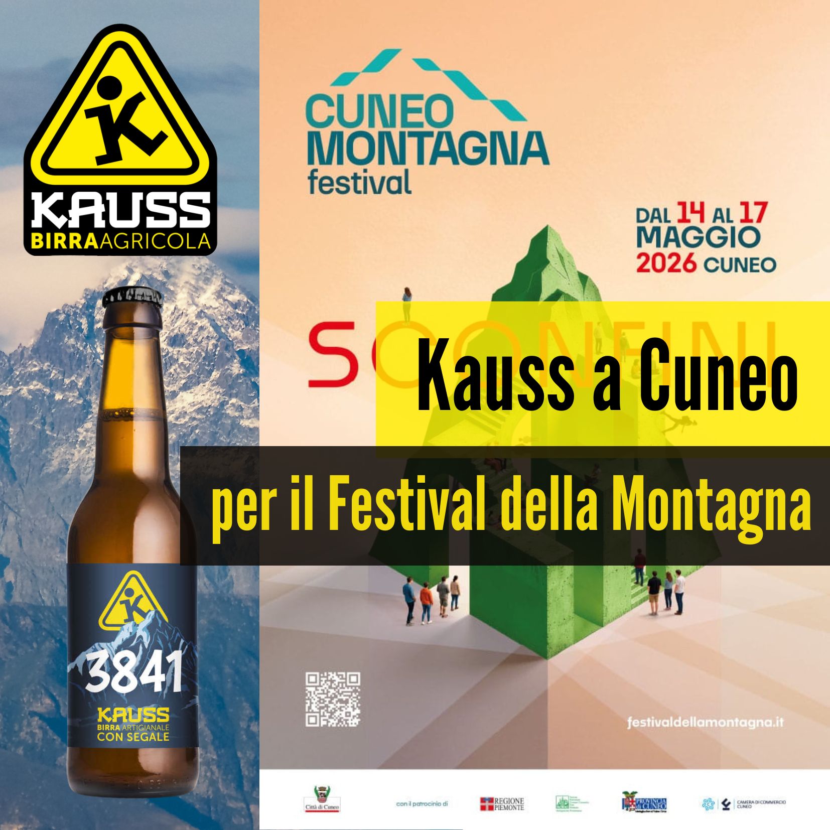 Kauss al Festival della Montagna di Cuneo