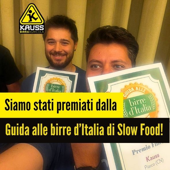 Kauss premiata dalla guida alle birre d'italia 2027