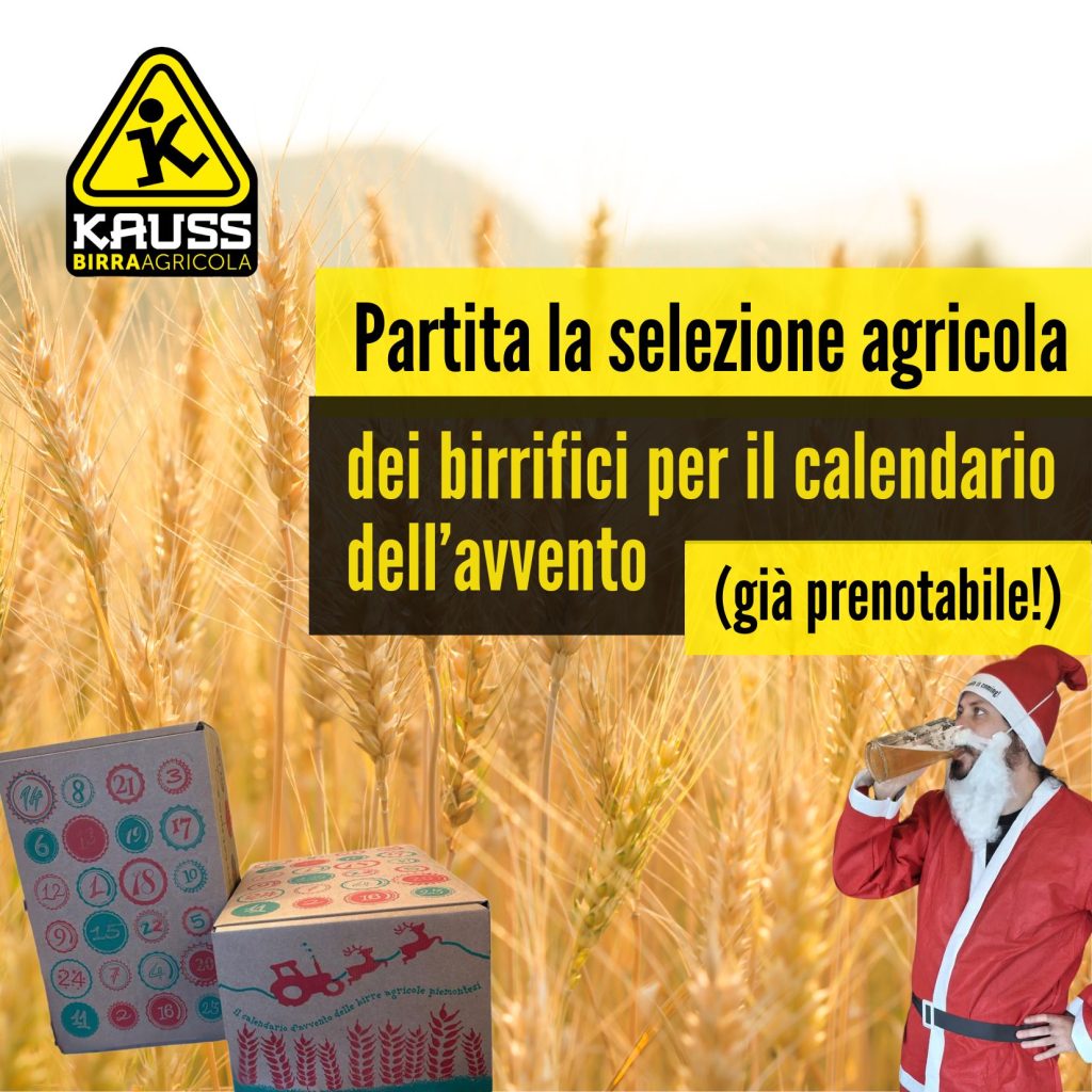 partita la selezione agricola dei birrifci per il calendario dell'avvento delle birre agricole