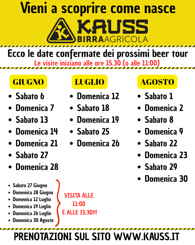 Aggiornamento ESTATE visite guidate 2026