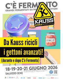 con kauss ricicli i gettoni di c'è fermento