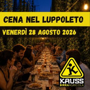 Cena nel luppoleto 2026