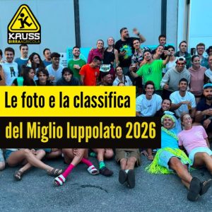 Le foto e la classifica del miglio luppolato 2026