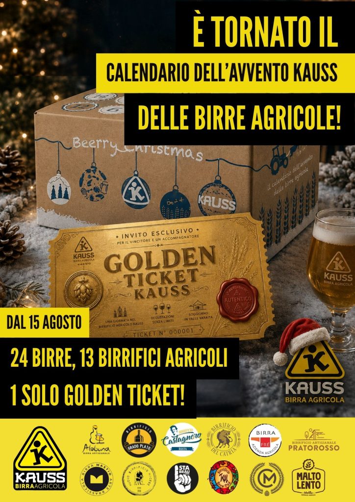 il Calendario dell'Avvento Kauss delle birre agricole 2026