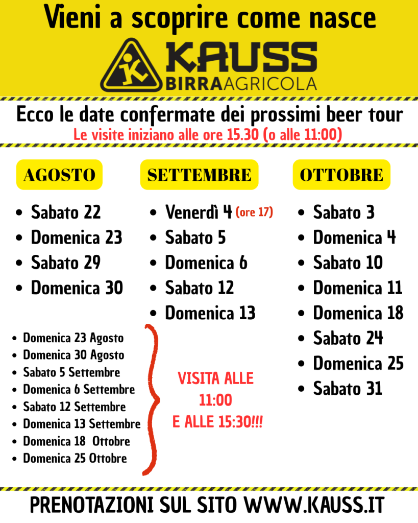 Visite aggiornate AUTUNNO 2026