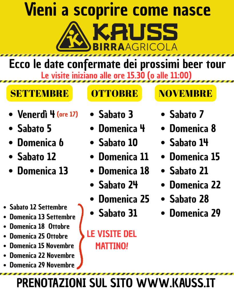 Visite guidate Autunno 2026